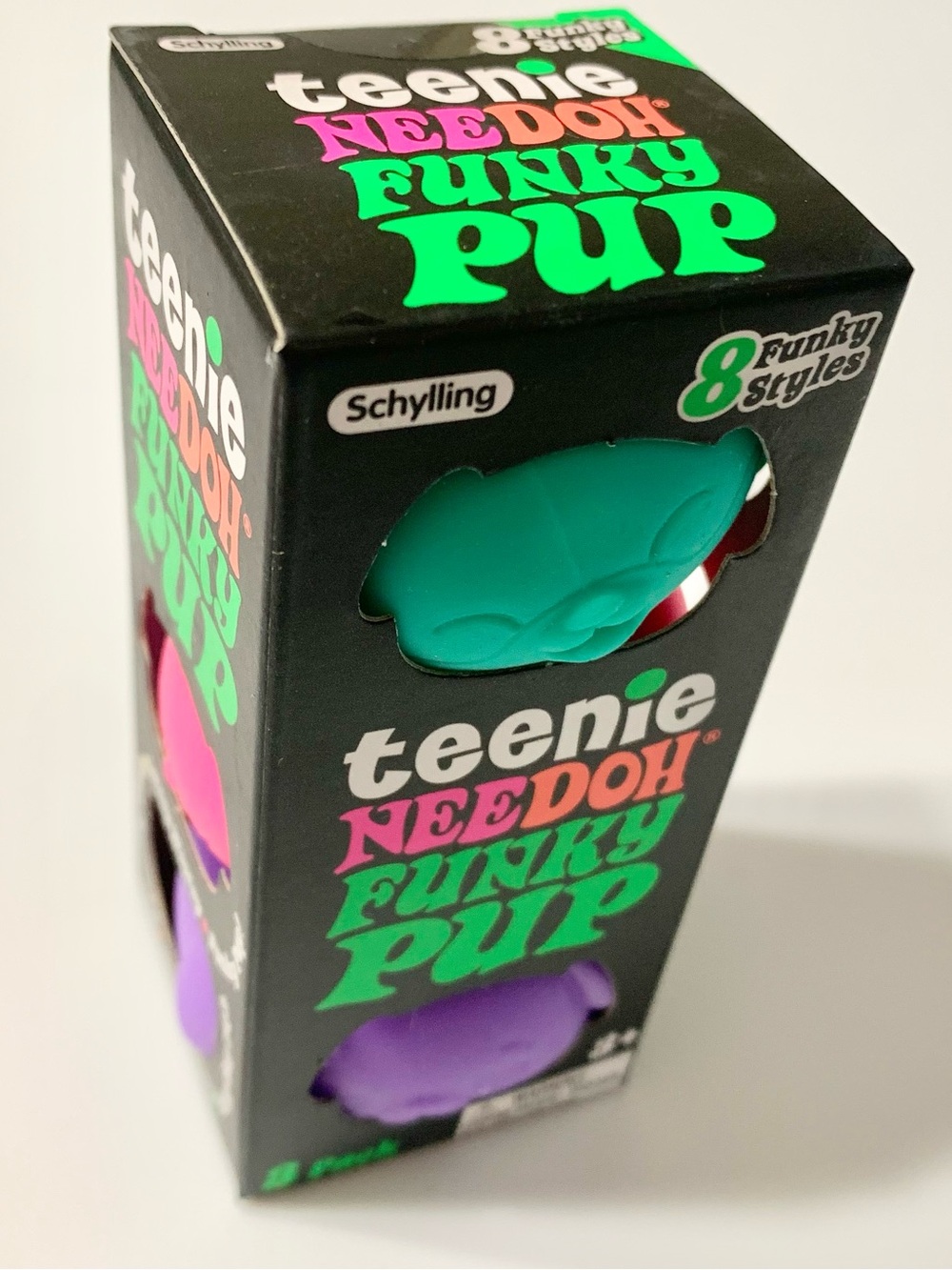 NEEDOH Teenie Nee Doh Funky Pup 3-Pack Squishy Fidget Toys NEW
